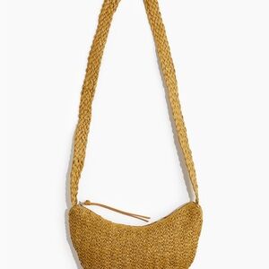 H&M Mustard Braided Shoulder Bag